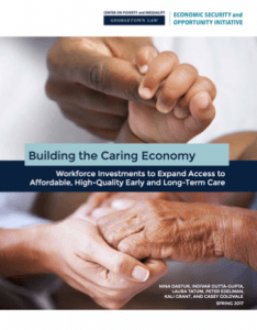 Building the Caring Economy Report Cover