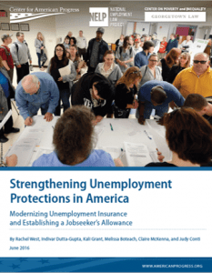 Strengthening Unemployment Protections in America Report Cover