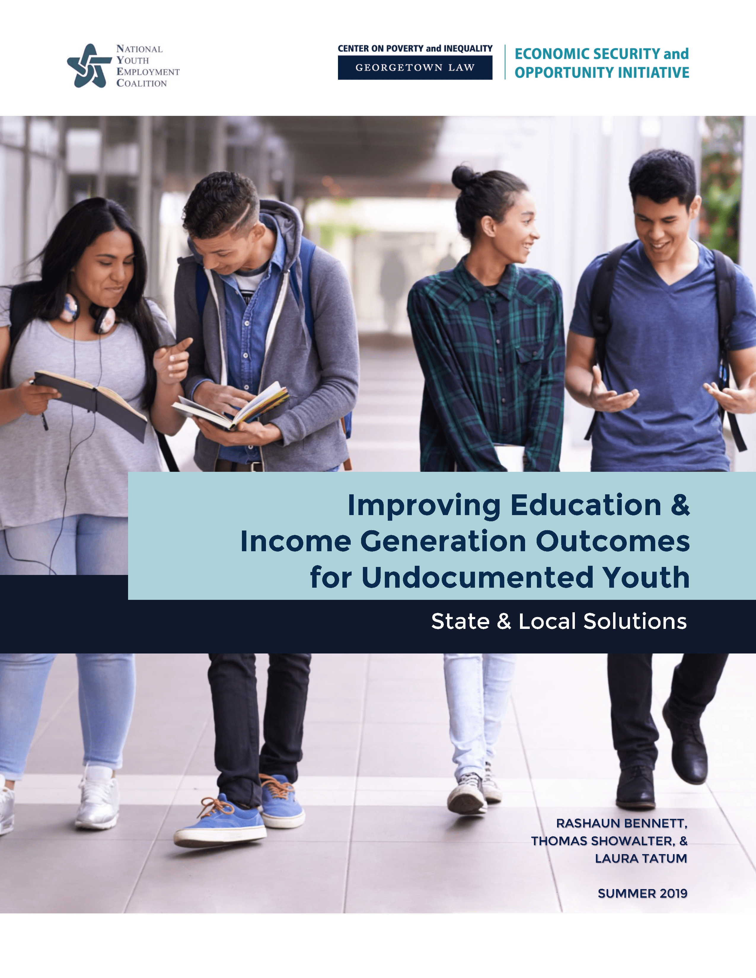 Improving Education & Income Generation Outcomes for Undocumented Youth Report Cover