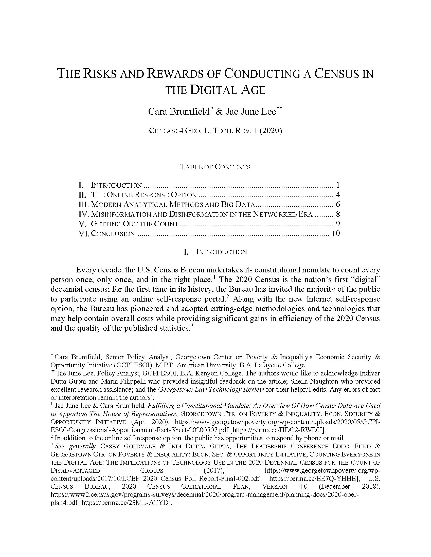 Report Cover for Evaluating the Accuracy of the Decennial Census