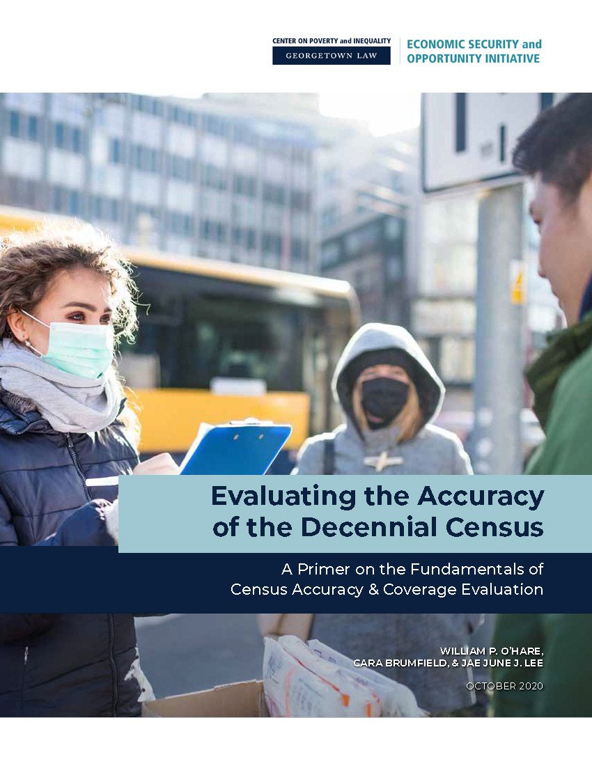 Report Cover for Evaluating the Accuracy of the Decennial Census